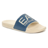 Ciabatta Emporio Armani 7 T04 Blu Bianco | NonSoloSport