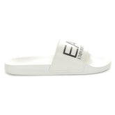 Ciabatta Emporio Armani 7 Maxi Logo Bianco | NonSoloSport