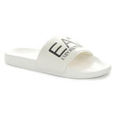 Ciabatta Emporio Armani 7 Maxi Logo Bianco | NonSoloSport