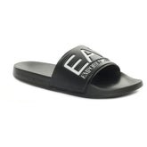 Ciabatta Emporio Armani 7 Maxi Logo Nero | NonSoloSport