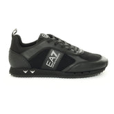 Sneakers Uomo Emporio Armani 7 Black & White Suede Nero | NonSoloSport