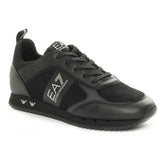 Sneakers Uomo Emporio Armani 7 Black & White Suede Nero | NonSoloSport