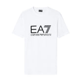 T-Shirt Uomo Emporio Armani 7 Core Identity Bianco Nero | NonSoloSport
