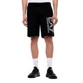 Shorts Uomo Emporio Armani 7 Core Identity Nero Bianco | NonSoloSport