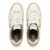 Sneakers Uomo Emporio Armani 7 Slasher Eagle Suede Beige | NonSoloSport