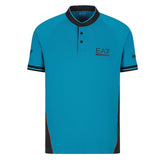 Emporio Armani T-Shirt 7 Serafino Dynamic Tennis Pro Uomo Azzurro | NonSoloSport