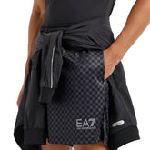 Shorts Uomo Emporio Armani 7 Tennis Pro Graphic Grigio | NonSoloSport