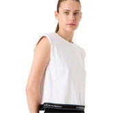 Emporio Armani 7 T-Shirt boxy Logo Series Donna Bianco | NonSoloSport