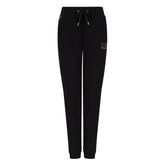 EA7 Pantaloni Logo Evolution Strass Donna Nero | NonSoloSport
