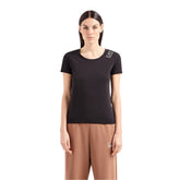Emporio Armani 7 T-Shirt Core Lady Donna Nero | NonSoloSport