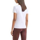 T-Shirt Donna Emporio Armani 7 Script Bianco | NonSoloSport
