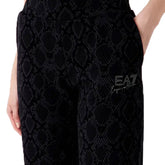 Jogger Donna Emporio Armani 7 Phyton Nero | NonSoloSport