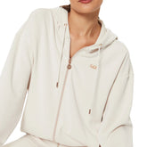 Felpa Donna Emporio Armani 7 Relax Beige | NonSoloSport