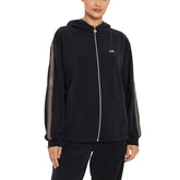 Felpa Donna Emporio Armani 7 Precious Nero | NonSoloSport