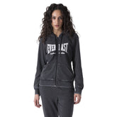 Felpa Donna Everlast Burnout Grigio | NonSoloSport