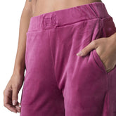 Pantalone Donna Everlast Sportswear Ciniglia Viola | NonSoloSport