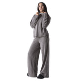 T-Shirt Manica Lunga Donna Everlast Leisure Grigio | NonSoloSport