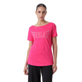 T-shirt Donna Everlast Basic Jersey Firmato Rosa | NonSoloSport