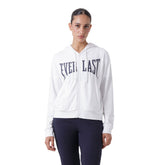 Felpa Donna Everlast Basic Full Zip Bianco | NonSoloSport