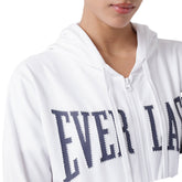 Felpa Donna Everlast Basic Full Zip Bianco | NonSoloSport