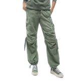 Freddy Pantalone Cargo Popeline Donna Verde | NonSoloSport