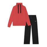 Tuta Donna Freddy Interlock Comfort Fit Rosso Nero | NonSoloSport