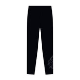 Leggings Donna Freddy 7/8 Flower Nero | NonSoloSport