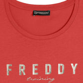 T-Shirt Donna Freddy Logo Oro Rosso | NonSoloSport