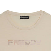 T-Shirt Donna Freddy Logo Beige | NonSoloSport