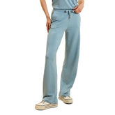 Pantalone Donna Freddy Wide Leg Strass Azzurro | NonSoloSport