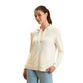 Felpa Donna Freddy Strass Beige | NonSoloSport