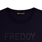 T-Shirt Donna Freddy Strass Blu | NonSoloSport