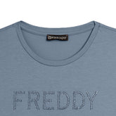 T-Shirt Donna Freddy Strass Azzurro | NonSoloSport
