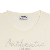 T-Shirt Donna Freddy Authentic Beige | NonSoloSport