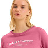 Felpa Donna Freddy Fronte Incrocio Rosa | NonSoloSport