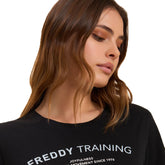 T-Shirt Donna Freddy Training Nero | NonSoloSport