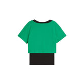 Freddy T-Shirt e Canotta Cropped Logo Donna Verde Nero | NonSoloSport