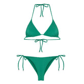 Bikini Donna F**k Triangolo Solid Color Verde | NonSoloSport