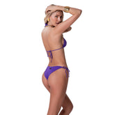Bikini Donna F**k Triangolo Solid Color Viola | NonSoloSport