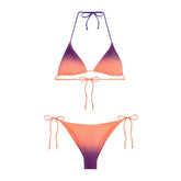 Bikini Donna F**k Triangolo Fade Arancione Viola | NonSoloSport