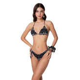 Bikini Donna F**k Triangolo Etnico Nero | NonSoloSport