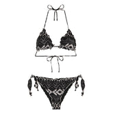 Bikini Donna F**k Triangolo Etnico Nero | NonSoloSport