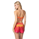 Shorts Donna F**K Fantasia Arancione | NonSoloSport