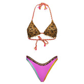 Costume Bikini Donna F**K Fur Leopard Multicolor | NonSoloSport