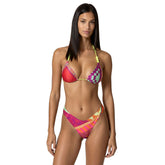 Costume Bikini Donna F**K Triangolo Bandeira Multicolor | NonSoloSport