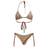 Costume Bikini Donna F**K Tijuca Beige | NonSoloSport