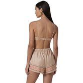 Shorts Donna F**K Tijuca Beige | NonSoloSport