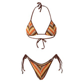 Costume Bikini Donna F**K Tijuca Marrone | NonSoloSport
