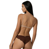 Costume Slip Donna F**K Shine Up Marrone | NonSoloSport
