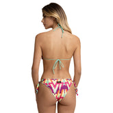 Costume Bikini Donna F**K Triangolo Bandeira Multicolor | NonSoloSport